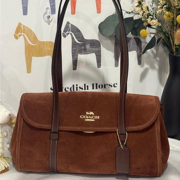 Coach Handbags - Coach Bridget Flap Shoulder Bag Model:CDB06